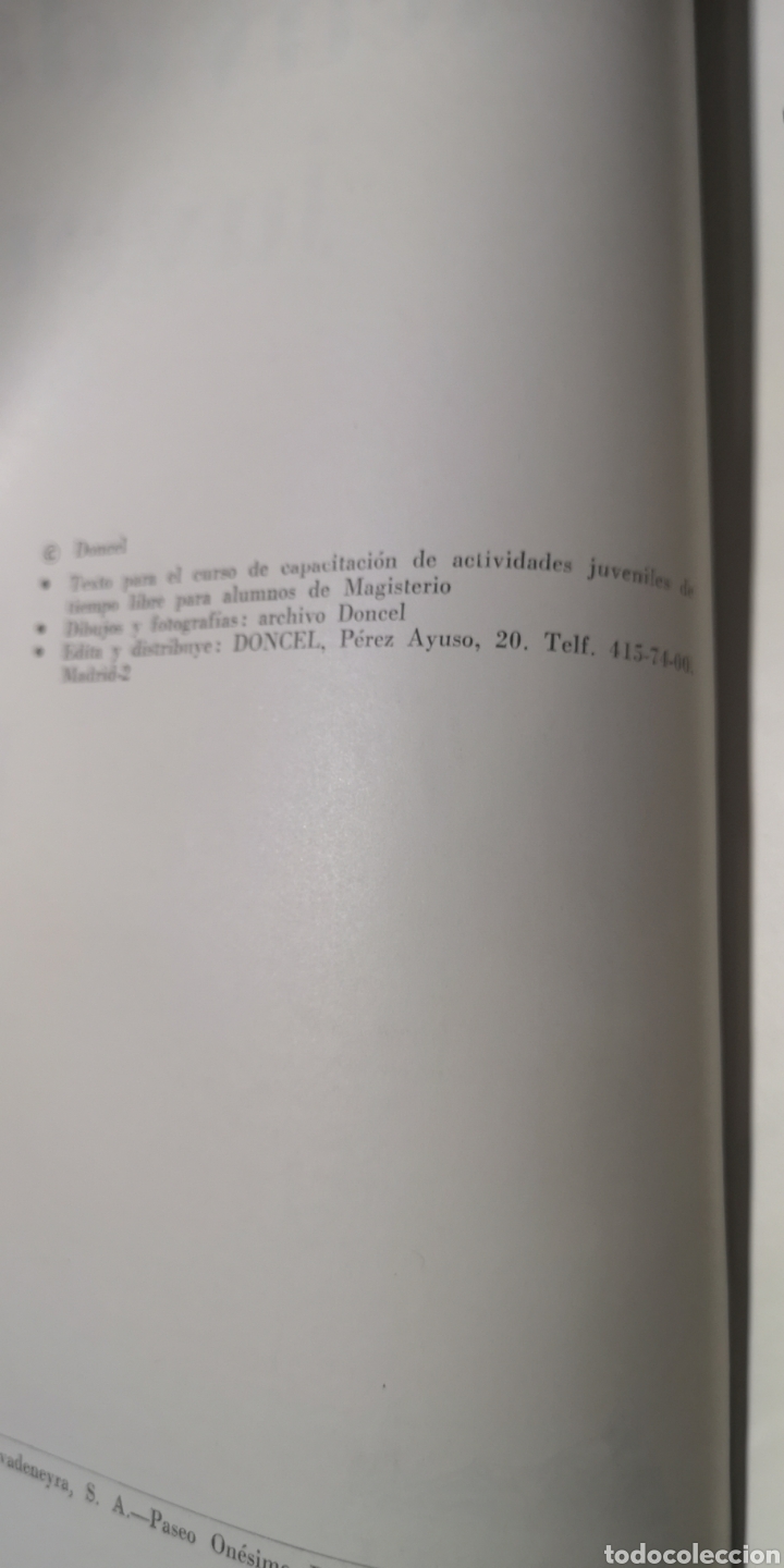 Libros de segunda mano: Libro de actividades juveniles de tiempo libre, Doncel - Foto 2