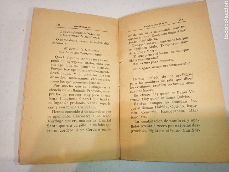 Libros de segunda mano: Calandracas. Nicol&aacute;s Est&eacute;vanez. - Foto 3
