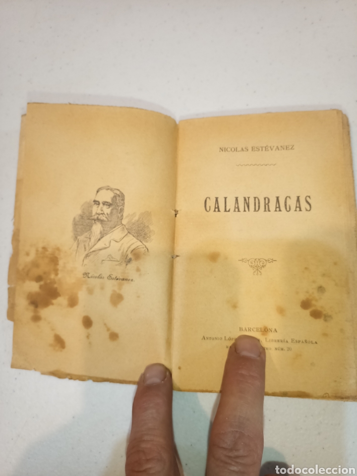 Libros de segunda mano: Calandracas. Nicol&aacute;s Est&eacute;vanez. - Foto 5