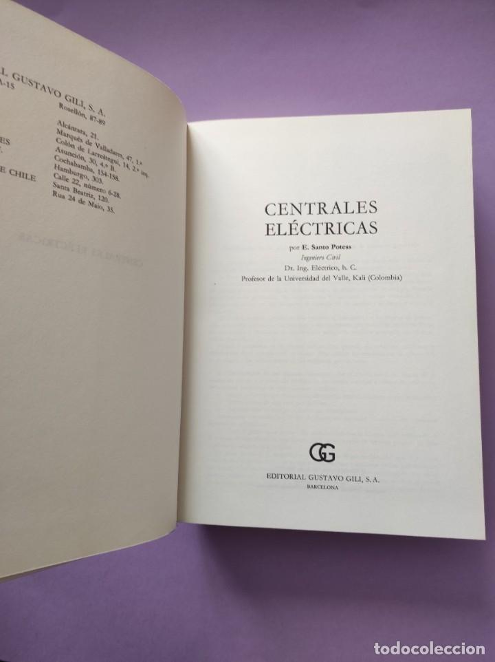 Libros de segunda mano: CENTRALES EL&Eacute;CTRICAS - E. Santo Potess - Foto 2