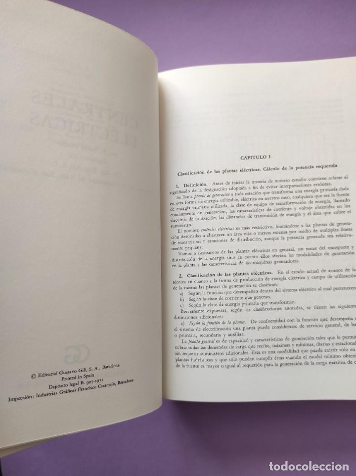 Libros de segunda mano: CENTRALES EL&Eacute;CTRICAS - E. Santo Potess - Foto 6