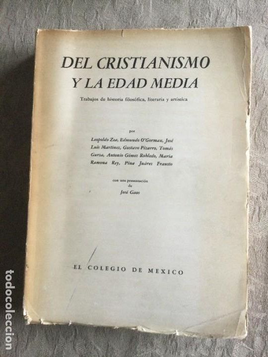 Libros de segunda mano: Del Cristianismo y la Edad Media. Trabajos de Historia filos&oacute;fica, literaria y art&iacute;stica. Leopoldo Z