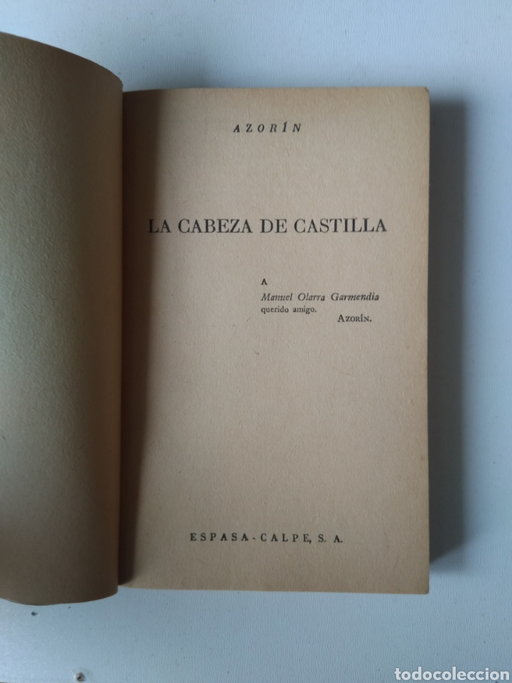 Libros de segunda mano: LA CABEZA DE CASTILLA/AZORIN - Foto 2