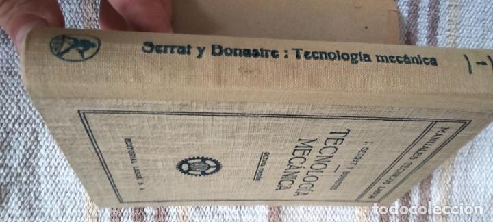 Libros de segunda mano: TECNOLOG&Iacute;A MEC&Aacute;NICA &ndash; 1949 - Foto 3