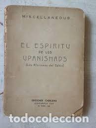 Libros de segunda mano: el esp&iacute;ritu de los Upanishads -los aforismos del sabio- an&oacute;nimo - Foto 1