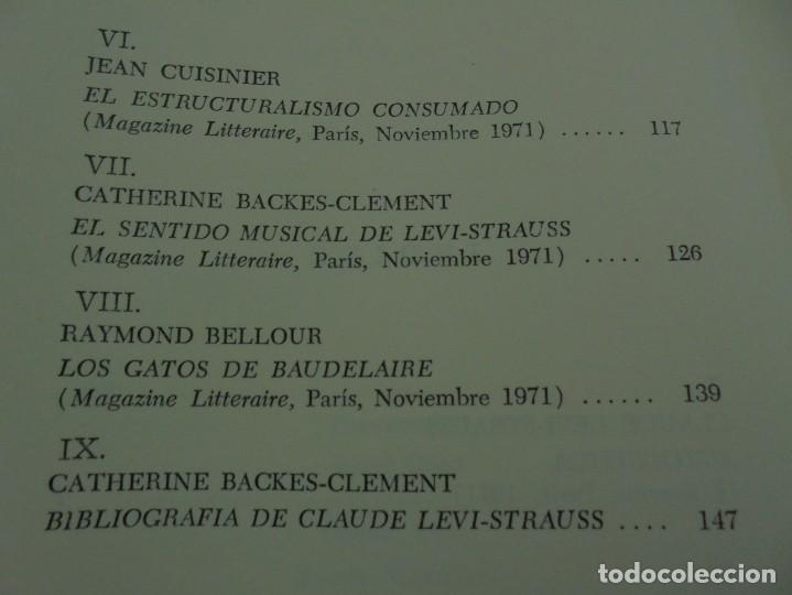 Libros de segunda mano: CRITICA DEL ESTRUCTURALISMO. CLAUDE LEVI-STRAUSS. EDICIONES SENTESIS 1976 - Foto 8