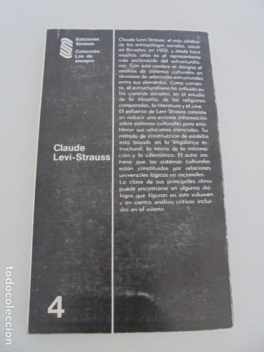 Libros de segunda mano: CRITICA DEL ESTRUCTURALISMO. CLAUDE LEVI-STRAUSS. EDICIONES SENTESIS 1976 - Foto 12