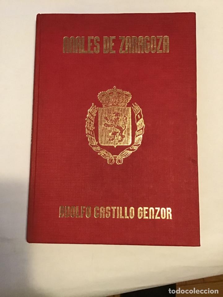 Libros de segunda mano: Anales de Zaragoza. Adolfo Castillo Genzor. 2 tomos - Foto 3