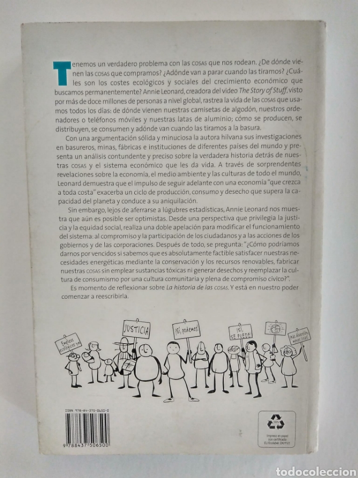 Libros de segunda mano: Historia de las cosas / Annie Leonard - Foto 5