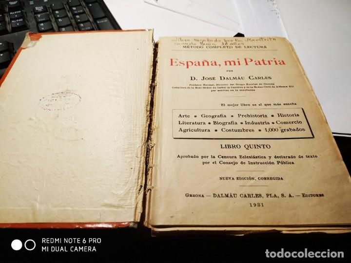 Libros de segunda mano: Espa&ntilde;a mi patria - Foto 2