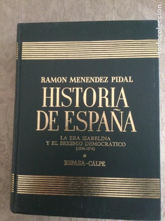 Libros de segunda mano: La era isabelina y el sexenio democr&aacute;tico (1831-1871). Tomo XXXIV de la HERMP. VV. AA.