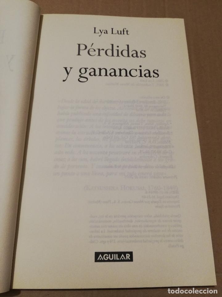 Libros de segunda mano: P&Eacute;RDIDAS Y GANANCIAS (LYA LUFT) - Foto 2
