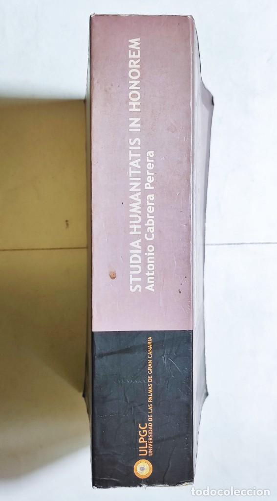 Libros de segunda mano: ANTONIO CABRERA PERERA. STUDIA HUMANITATIS IN HONOREM. 2002. CANARIAS. - Foto 5