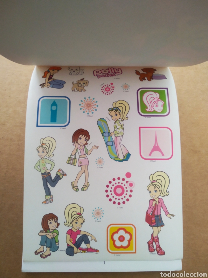 Libros de segunda mano: Polly Pocket: Bloc de Juegos (LibroDivo, 2008). Con pegatinas. Sin usar. - Foto 3