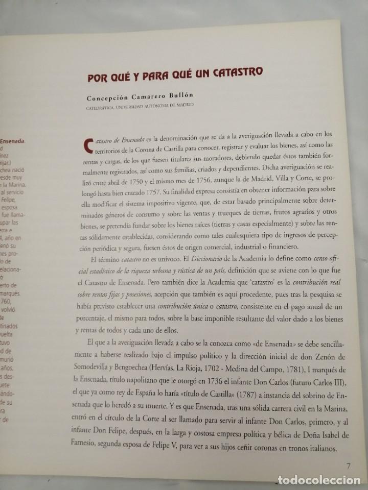 Libros de segunda mano: EL CATASTRO DE ENSENADA (CAT&Aacute;LOGO EXPOSICI&Oacute;N) - Foto 3