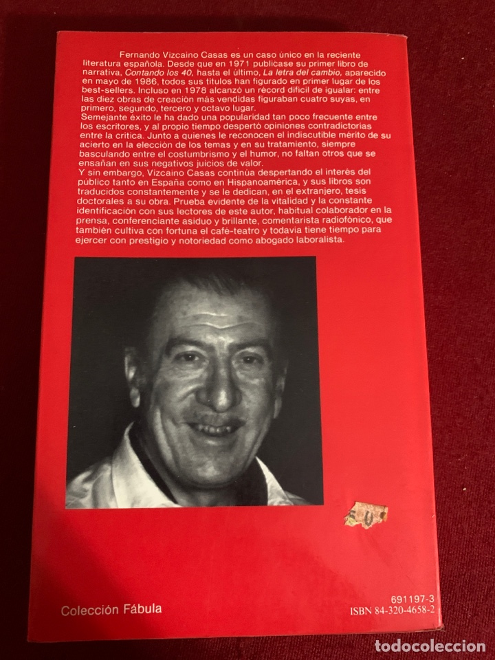 Libros de segunda mano: Zona roja. Fernando Vizca&iacute;no Casas. - Foto 2