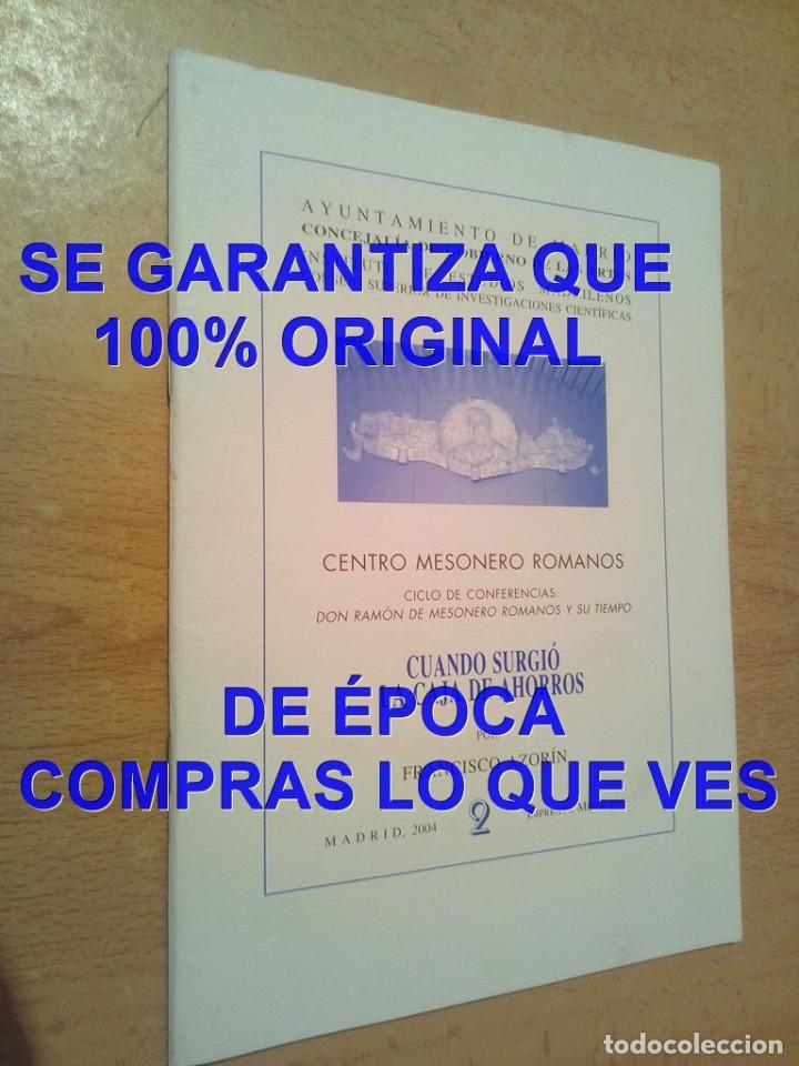 Libros de segunda mano: CUANDO SURGIO LA CAJA DE AHORROS FRANCISCO AZORIN HISTORIA CM0 - Foto 1