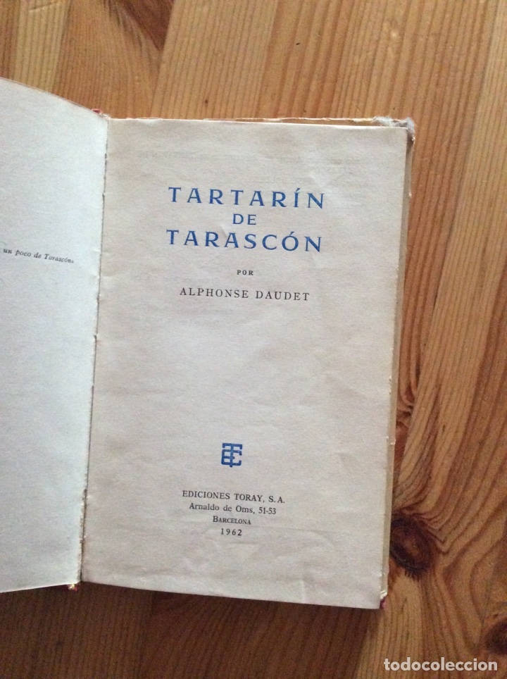 Libros de segunda mano: Tartarin de Tarascon Alphonse Daudet 1962 Ediciones Toray - Foto 2
