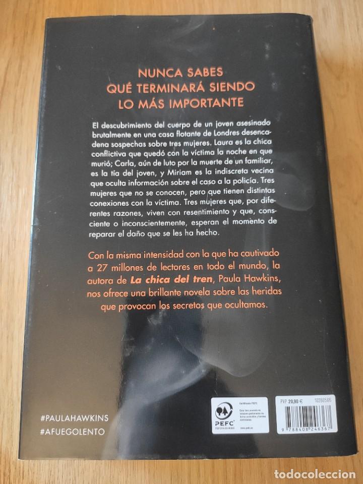 Libros de segunda mano: A FUEGO LENTO PAULA HAWKINS - Foto 2