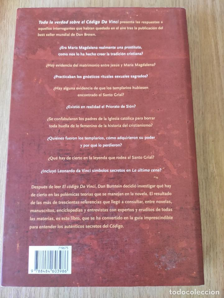 Libros de segunda mano: TODA LA VERDAD SOBRE EL C&Oacute;DIGO DA VINCI Dan Burstein - Foto 2