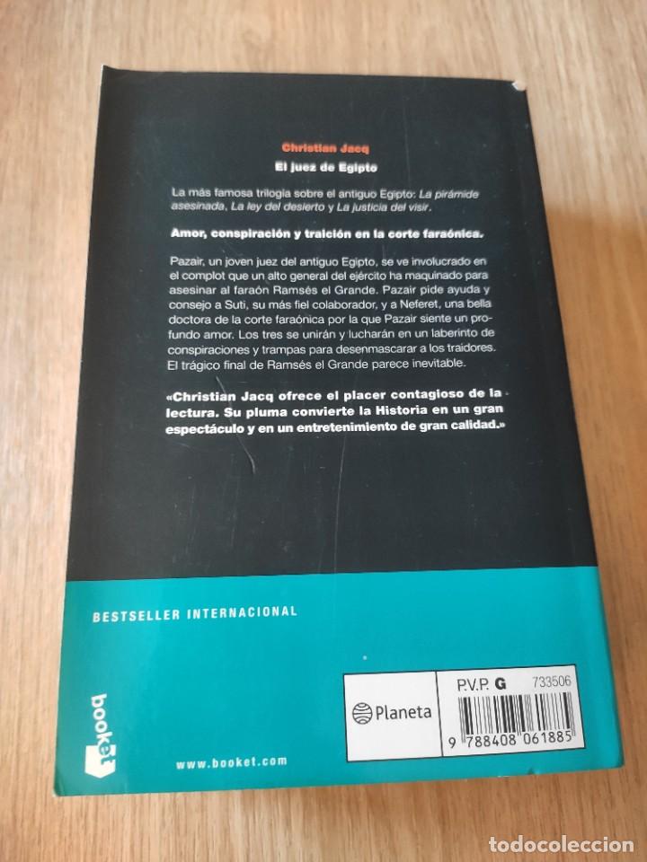 Libros de segunda mano: Chistian Jacq EL JUEZ DE EGIPTO - Foto 2