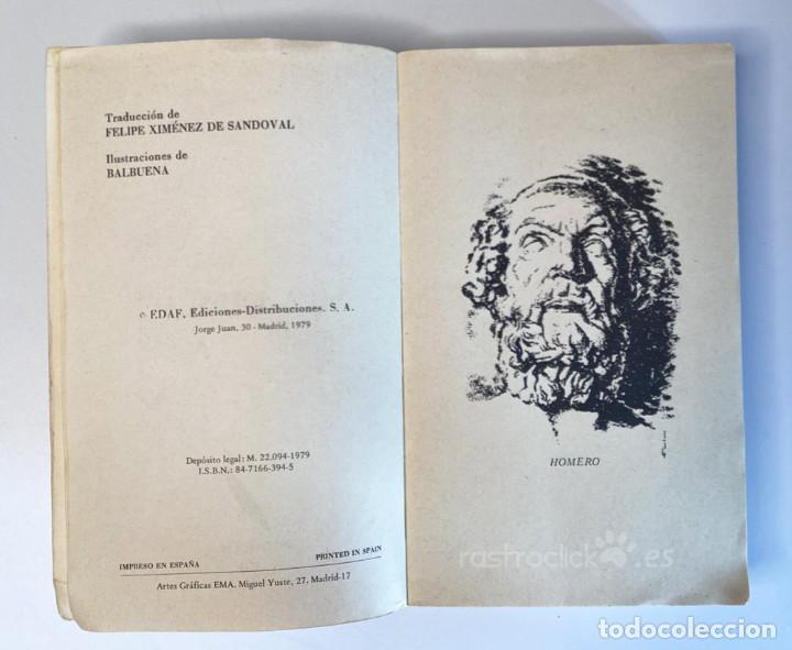 Libros de segunda mano: Homero - La Odisea Biblioteca edaf de bolsillo 1979 - Foto 6