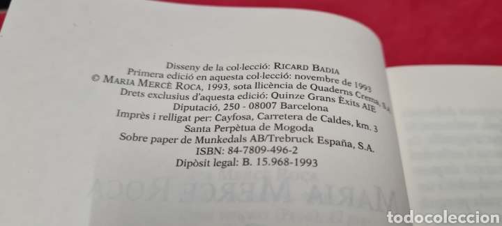 Libros de segunda mano: Precioso libro. Cames de seda. Maria Merc&egrave; Roca. - Foto 4