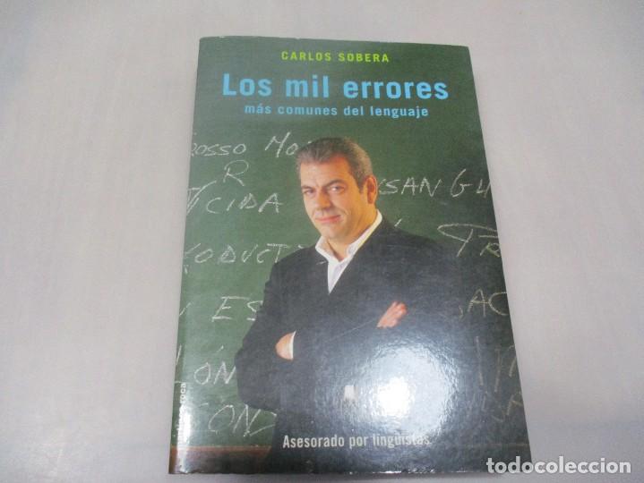 Libros de segunda mano: CARLOS SOBERA Los mil errores m&aacute;s comunes del lenguaje W11067 - Foto 1