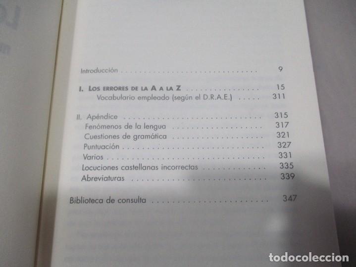 Libros de segunda mano: CARLOS SOBERA Los mil errores m&aacute;s comunes del lenguaje W11067 - Foto 2