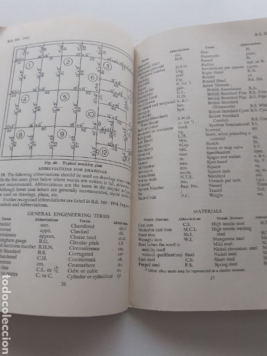 Libros de segunda mano: Engineering drawing practice, British standard 308: 1943 ingl&eacute;s - Foto 10