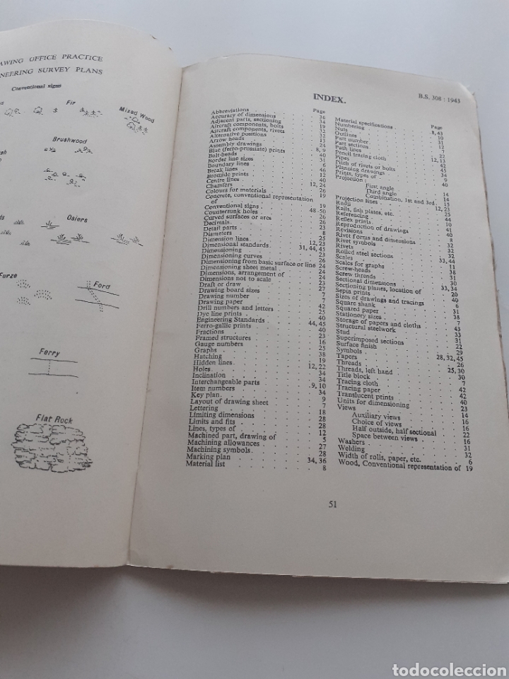 Libros de segunda mano: Engineering drawing practice, British standard 308: 1943 ingl&eacute;s - Foto 12