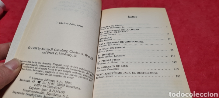 Libros de segunda mano: Precioso libro. Jack el Rojo. Zona oscura. Ultramar. - Foto 6
