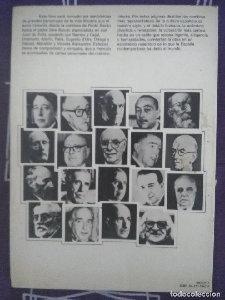 Libros de segunda mano: Semblanzas. P. Sainz Rodr&iacute;guez. Planeta. 1988. - Foto 4