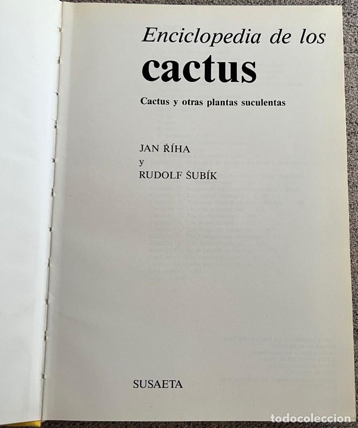 Libros de segunda mano: PEQUE&Ntilde;A ENCICLOPEDIA DE CACTUS - 426 Ilustraciones - Foto 4