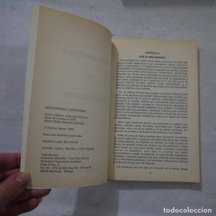 Libros de segunda mano: MEDIUMNISMO Y ESPIRITISMO - JUAN LUIS S&Aacute;NCHEZ - 1998 - 1.&ordf; EDICI&Oacute;N - Foto 7