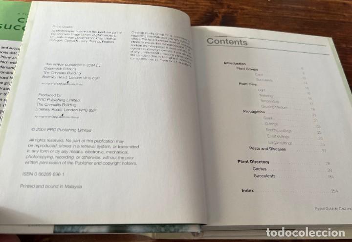 Libros de segunda mano: A Pocket guide to Cacti and Succulents - Terry Hewitt - Foto 7