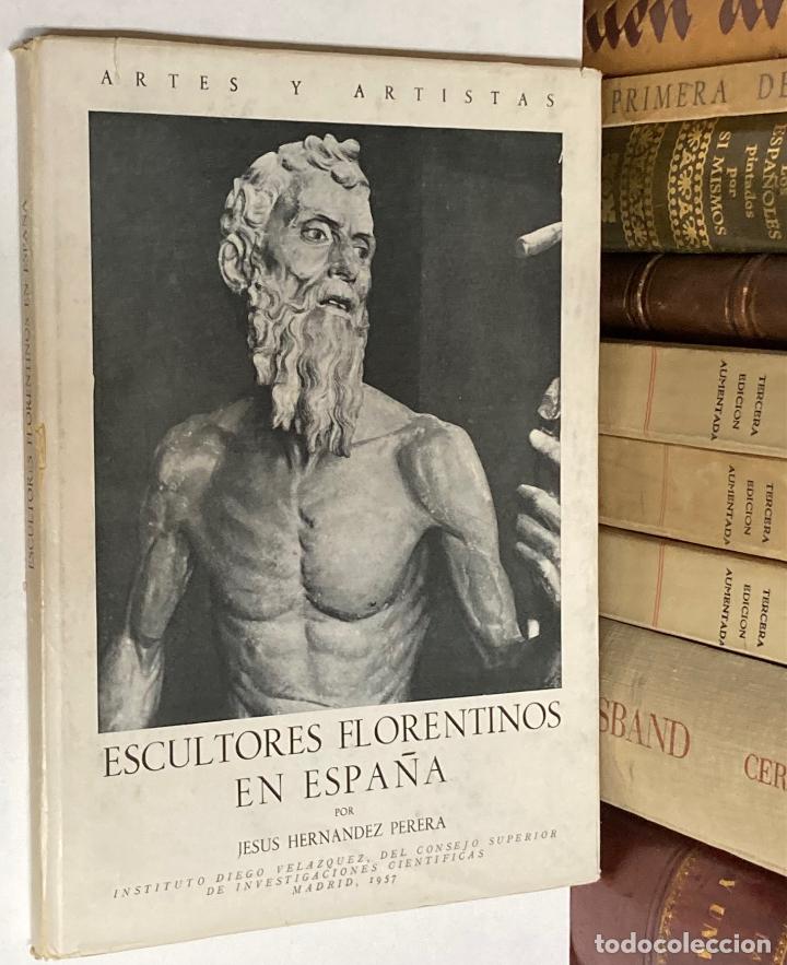 Libros de segunda mano: A&Ntilde;O 1957 - ESCULTORES FLORENTINOS EN ESPA&Ntilde;A - SERIE ARTES Y ARTISTAS ESCULTURA