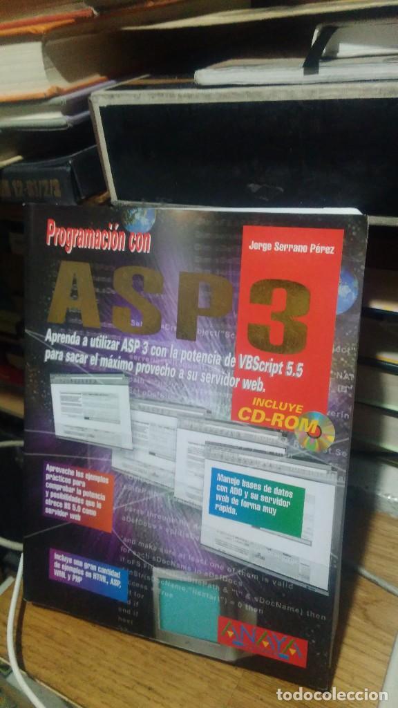Libros de segunda mano: PROGRAMACI&Oacute;N CON ASP3, JORGE SERRANO P&Eacute;REZ, ED. ANAYA - Foto 1
