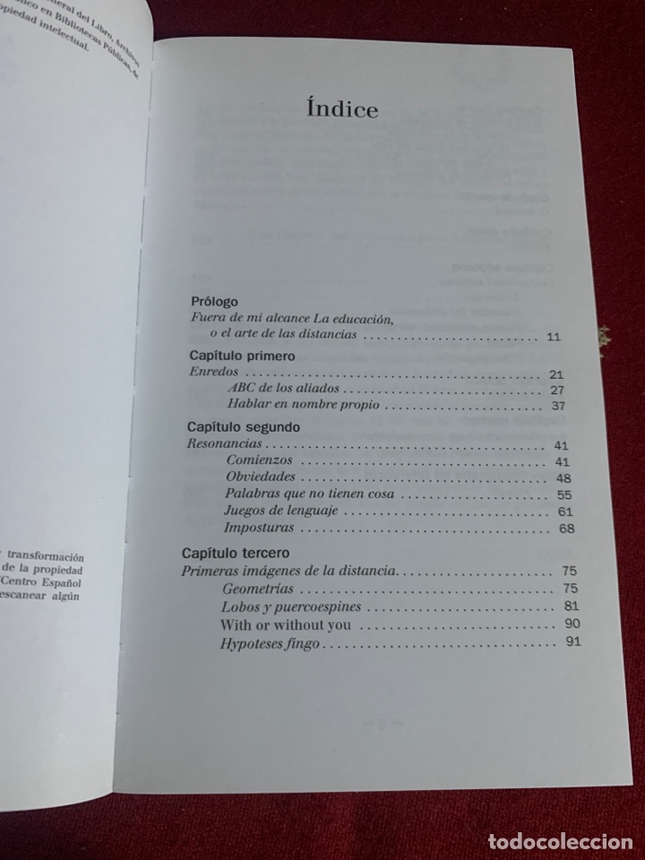Libros de segunda mano: Im&aacute;genes de la distancia. Jos&eacute; Garc&iacute;a Molina. - Foto 3