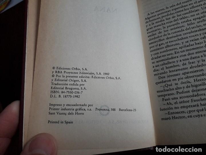 Libros de segunda mano: libro usado, ediciones Orbis a&ntilde;o 1982, Nana, &Eacute;mile Zola. - Foto 2
