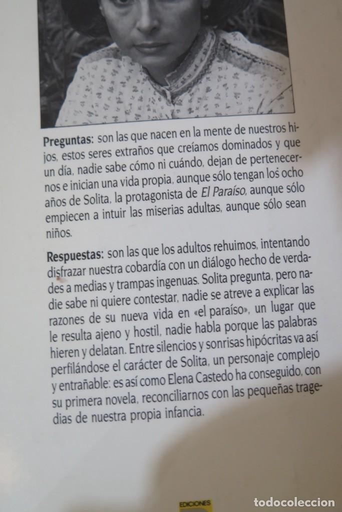 Libros de segunda mano: EL PARAISO. ELENA CASTEDO - Foto 2