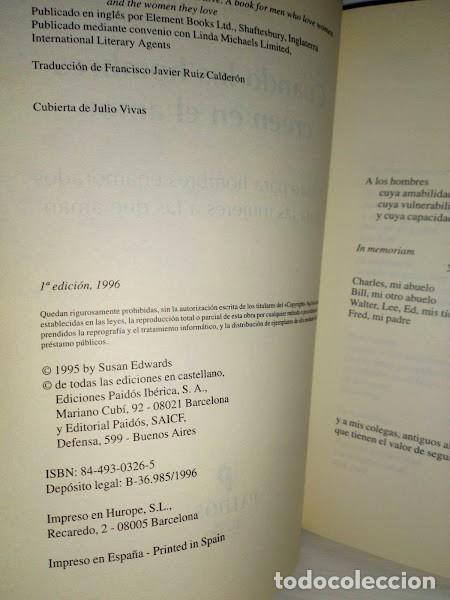 Libros de segunda mano: Cuando los hombres creen en el amor - Susan Edwards - Paid&oacute;s 1&ordf; edici&oacute;n 1996 - Foto 6