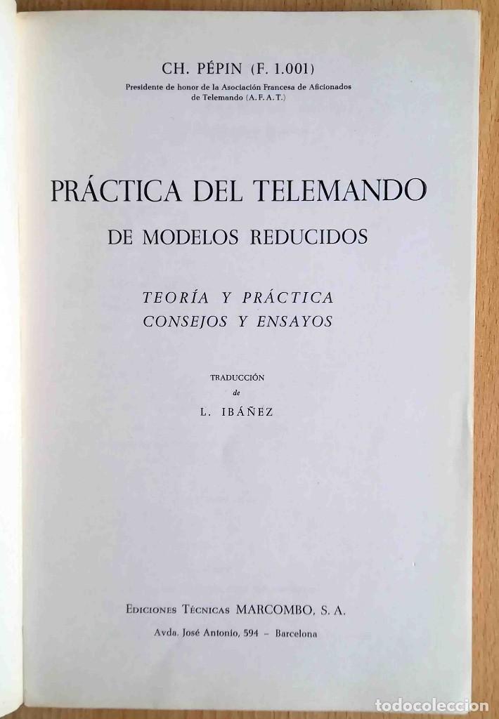 Libros de segunda mano: Pr&aacute;ctica del telemando (Ch. Pepin) Marcombo 1963 - Foto 2