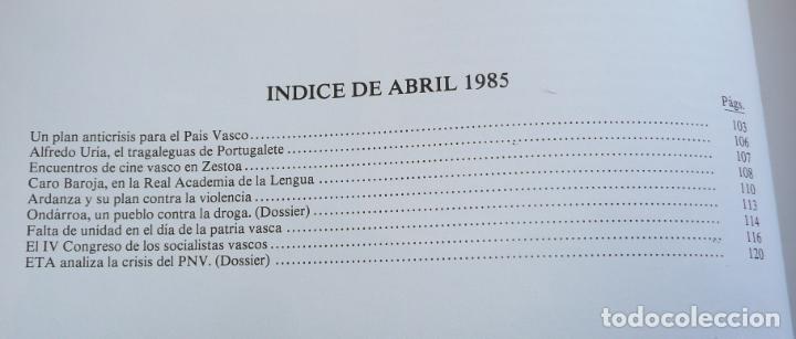 Libros de segunda mano: Anuario de Euskal Herria 1985 (Editorial Amigos del Libro Vasco) - Foto 8