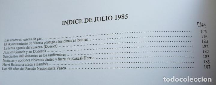 Libros de segunda mano: Anuario de Euskal Herria 1985 (Editorial Amigos del Libro Vasco) - Foto 11