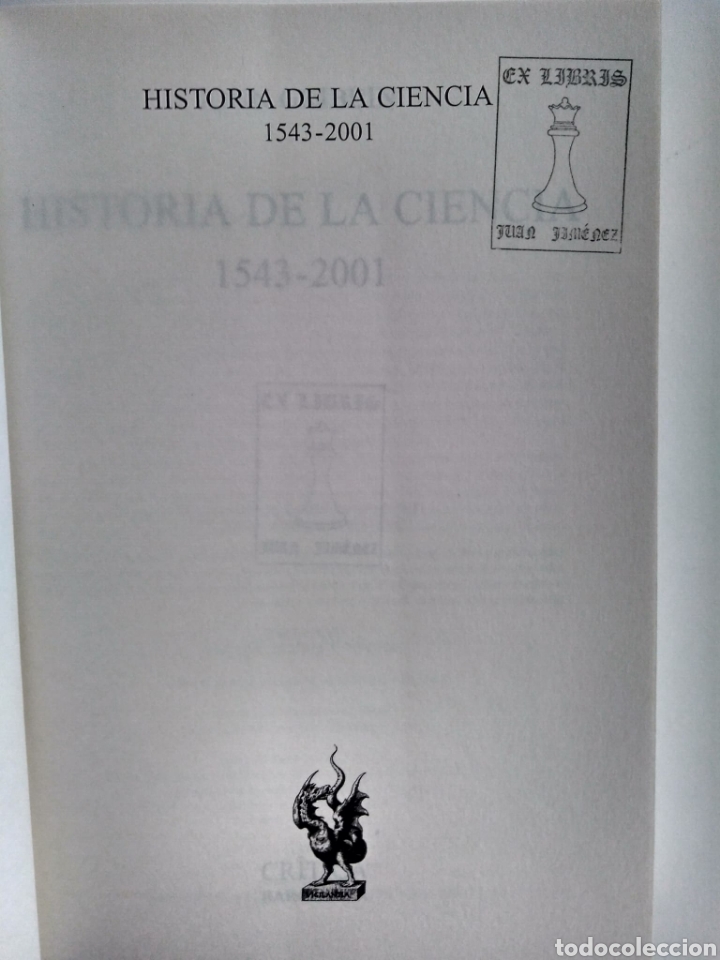 Libros de segunda mano: Historia de la ciencia, 1543-2001. John Gribbin. - Foto 2
