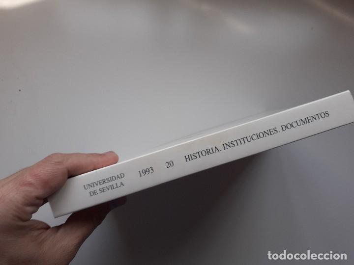 Libros de segunda mano: HISTORIA INSTITUCIONES DOCUMENTOS N&Uacute;MERO 20 UNIVERSIDAD DE SEVILLA - Foto 2