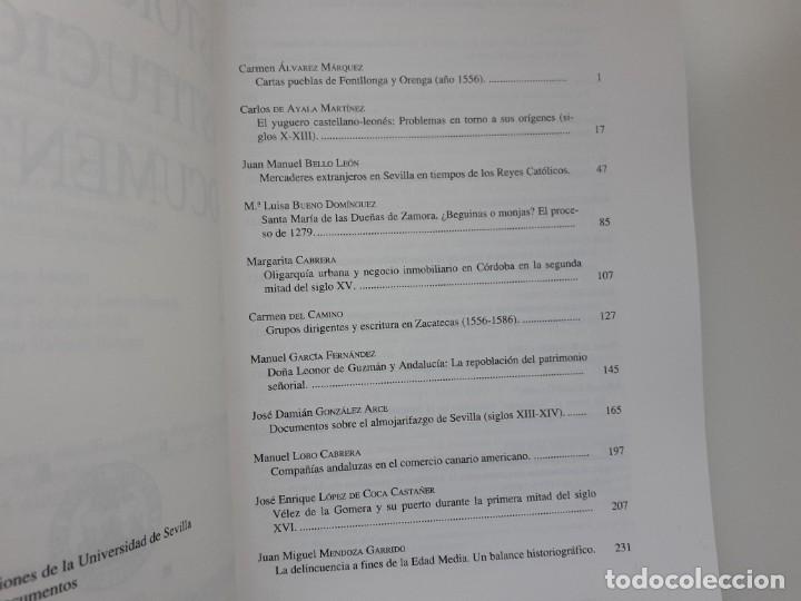 Libros de segunda mano: HISTORIA INSTITUCIONES DOCUMENTOS N&Uacute;MERO 20 UNIVERSIDAD DE SEVILLA - Foto 3