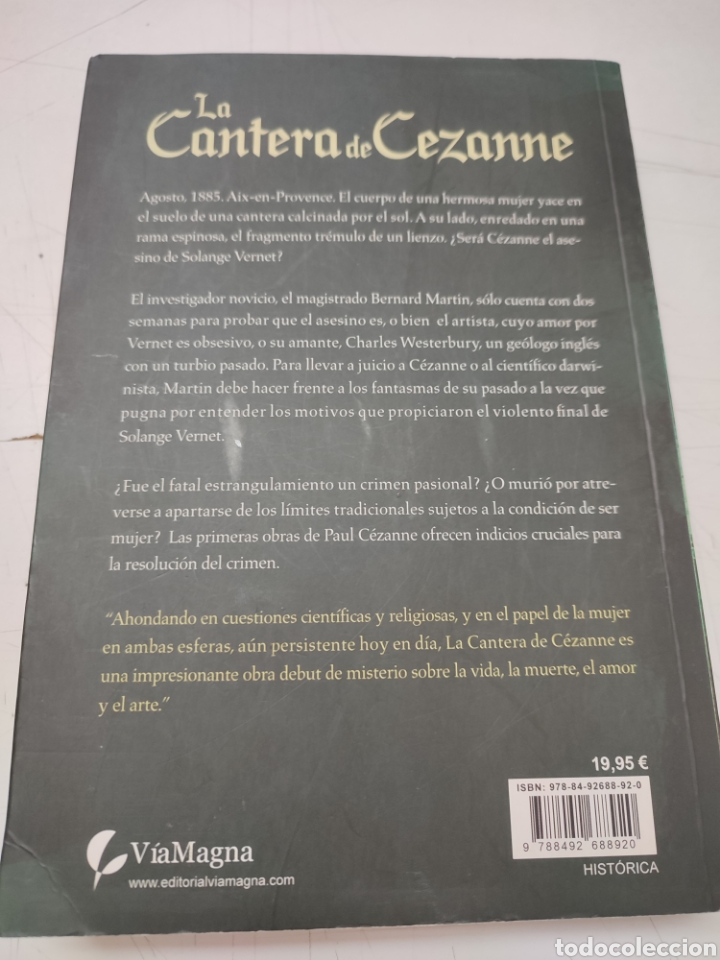 Libros de segunda mano: La cantera de Cezanne. Barbara Cortado Pope - Foto 3