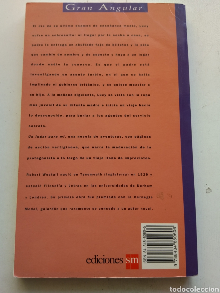 Libros de segunda mano: UN LUGAR PARA MI/ROBERT WESTALL/GRAN ANGULAR - Foto 3